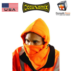 OCCUNOMIX 1080-HVO Orange Winter Workwear Full Face Shield