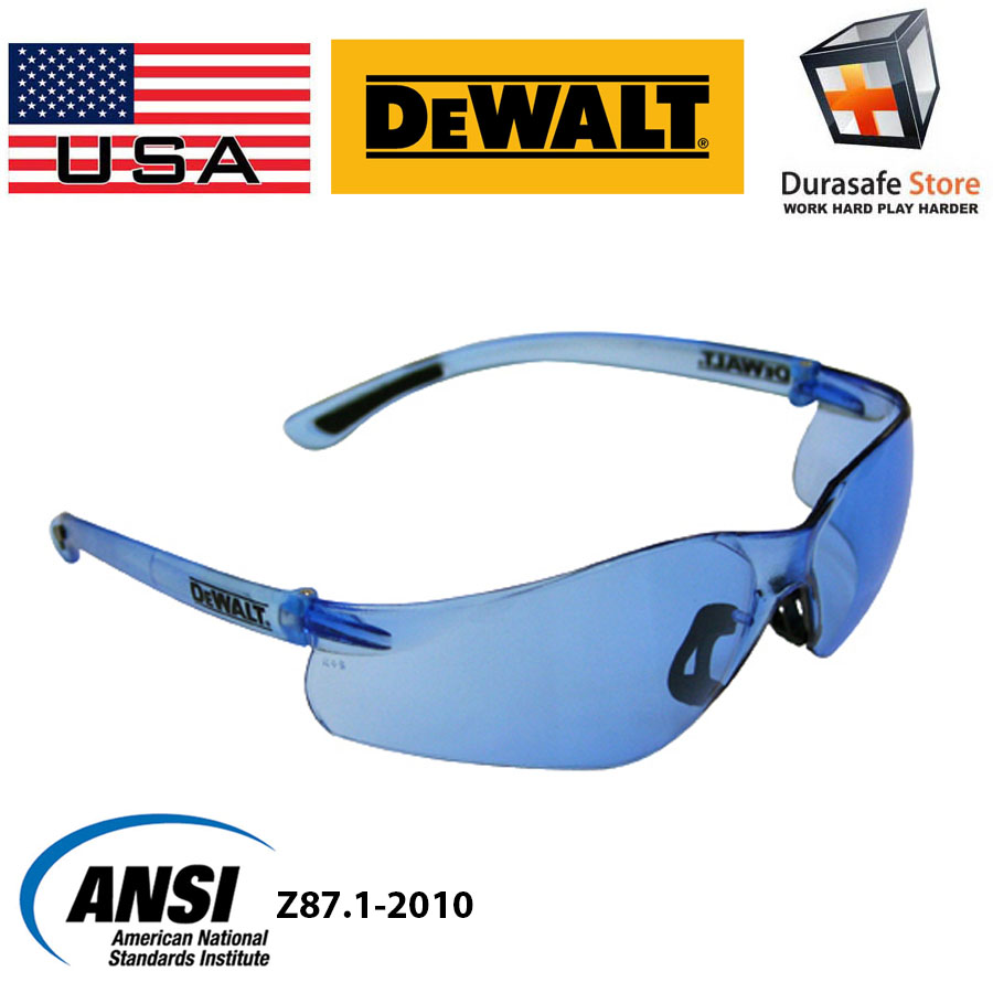 Dewalt 3627 DPG52-BD Contractor Pro Safety Glasses - Blue Len