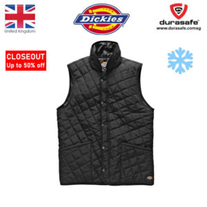 DICKIES BW7002 Mooreland Gilet, Black, Size M-L