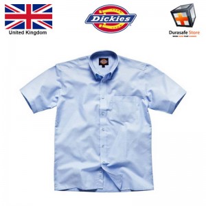 DICKIES SH64250 Men's Oxford Shirt Blue S/Sleeve