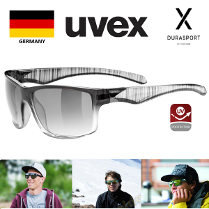 UVEX S5306949116 Uvex LGL 18 Sports Eyewear Mirror Smoke Len Smoke Frame