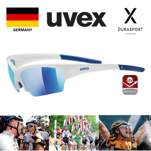 UVEX S5306068416 Uvex Sunsation Sports Eyewear Mirror Blue Len White/Blue Frame