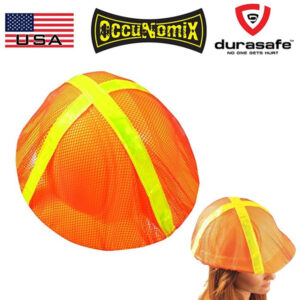 OCCUNOMIX V896-FBO High Visibility Full Brim Hard Hat Cover Orange Mesh