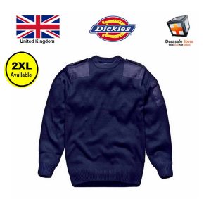 DICKIES KN22100 Commando Navy Sweater, Size M - XXL