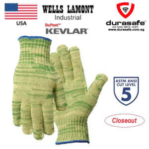 WELLS LAMONT 1880 9½" Metalguard Kevlar/Stainless Steel/Polyester Cut Resistant Yellow Glove Size M,L,XL