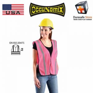 OCCUNOMIX LUX-XSBML Value Mesh Silver Bead Vest Pink