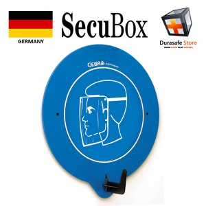SECUBOX SecuPoint 4003100 Wear Face Shield & Eye Protection, Blue