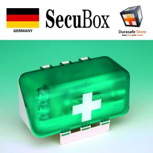 SECUBOX 4911300 Mini First Aid Safety Container box, Transparent