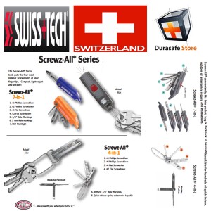 SWISS+TECH ST50035 Screwz-All 7-In-1 Tool Kit