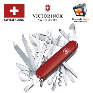 VICTORINOX Swiss Army VMT Swiss Champ, Red Translucent 91 mm
