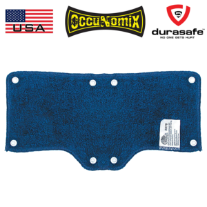 OCCUNOMIX 870-01 Terry Toppers Navy Snap-On Sweatband for Headgear