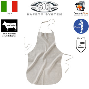 SIR 33250 Welder Heat Resistant Leather Apron 60 x 90 cm, EN 470