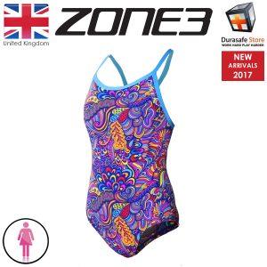 ZONE3 Women Brazilian Carnival Bound Back Costume Size 30-40