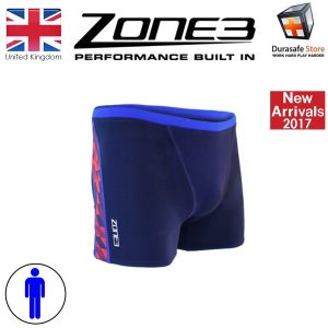 ZONE3 Men Prism Brief Shorts Navy/Red Size 28-38