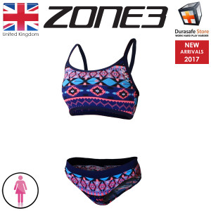 ZONE3 Women Aztec Two Piece Bikini Size 30-38