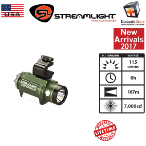 STREAMLIGHT 69189 Vantage Red Model,  Helmet-Mounted Light White and Green LED