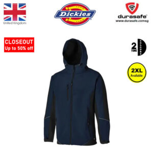 DICKIES JW7010 Twotone Softshell Jacket, Navy/Black
