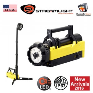 STREAMLIGHT 45671 Portable Scene Light Rechargeable Lantern Yellow with 230 volt AC/12 volt DC Fast Charger