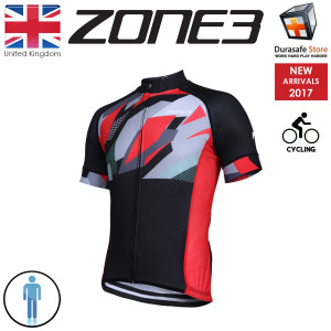 ZONE3 Men Coolmax Cycle Jersey, Size S-XL