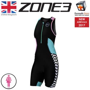 ZONE3 Women’s Activate Plus Trisuit – Zebra Fly