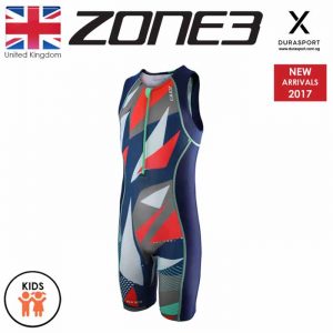 ZONE3 Kid’s Adventure Trisuit, Digital Print