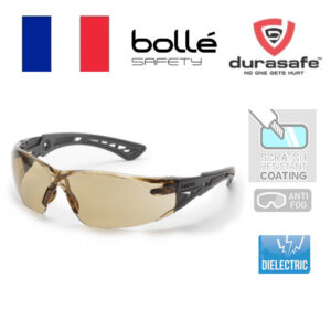 BOLLE Rush+ Black/Grey,Twilight Lens and Platinum Coating