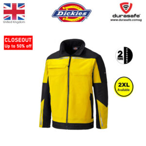 DICKIES DP1001 Dickies Pro Jacket, Yellow/Black