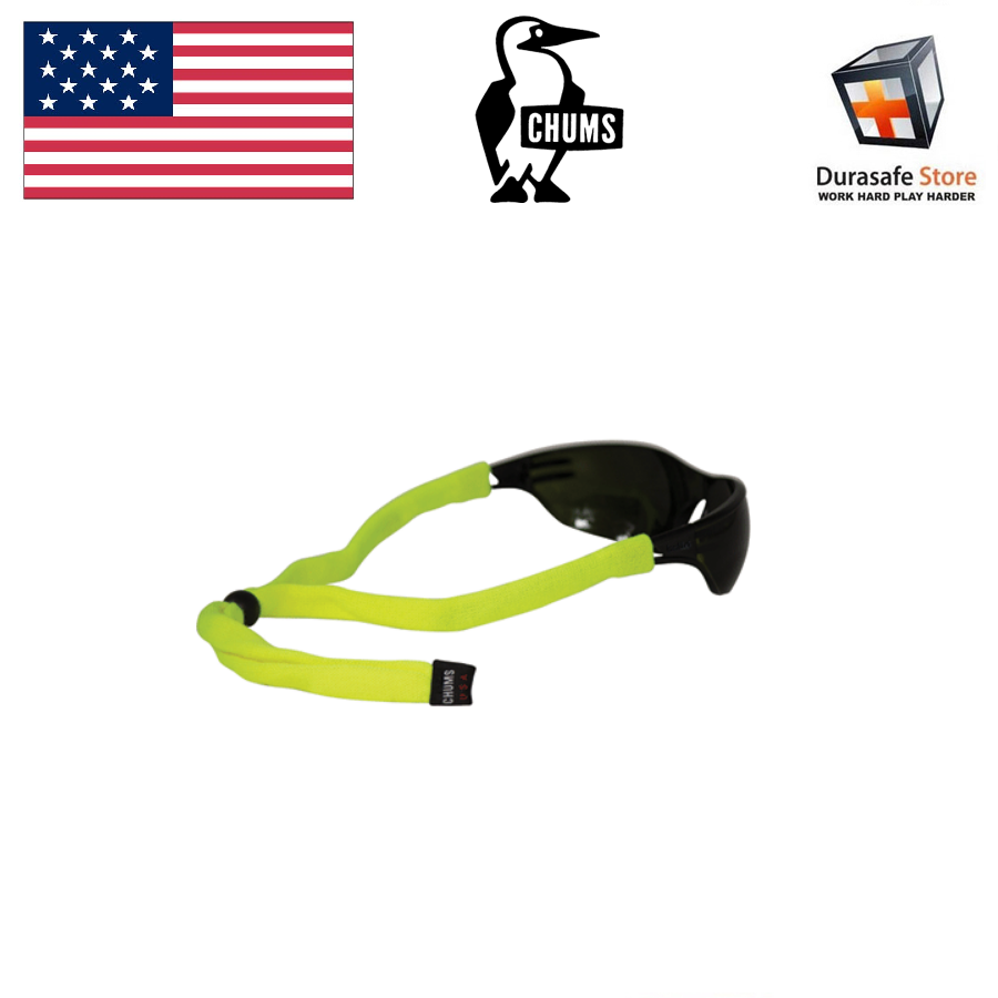 CHUMS Original Cotton eyeglass cord Hi-Vis Yellow