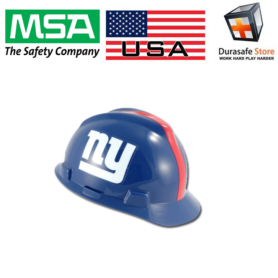 MSA NFL Team Hard Hat: New York Giants, 4-Point 1-Touch Suspension
