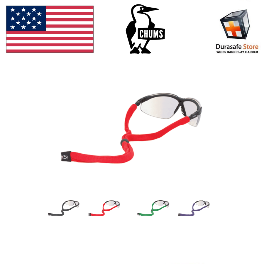 CHUMS Original Cotton eyeglass cord Red/ Black/ Purple/ Green