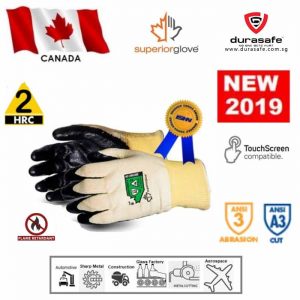 SUPERIOR S18KGNE Dexterity® 18-Gauge Flame-Resistant Arc Flash Gloves with Neoprene Palms, Size L