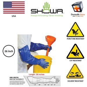 SHOWA Nitri-Solve NSK 26™ Shoulder Length Nitrile Gloves