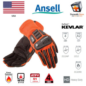 Ansell® ActivArmr® 97-200 Flame-Resistant Gloves, Size M