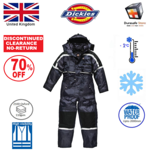 DICKIES WP15000 Waterproof Padded Coverall, Navy