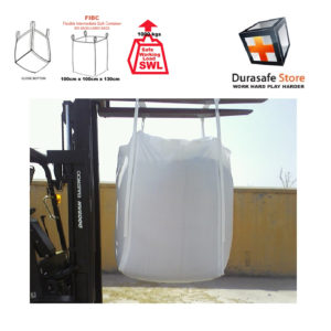 Bulk Bag 7002 Open Top, Close Bottom 100cm X 100cm X 130cm, SWL = 1,000 Kg