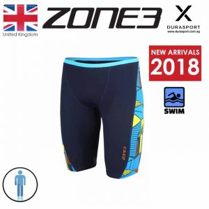 ZONE3 Men Prism 2.0 Jammers Navy Yellow, Size 28-38