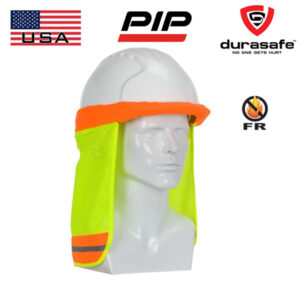PIP FR Treated Hi-Vis Hard Hat Neck Shade Lime