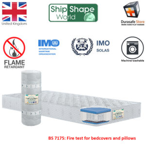 SHIP SHAPE WORLD Offshore Pocket Spring Roll Mattress 200cm x 68cm x 18cm
