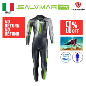 SALVIMAR Rise Men One Piece Wetsuit Black 1.5mm, Size S-XL
