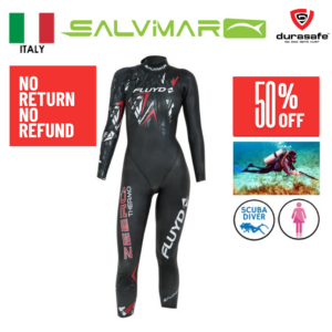 SALVIMAR Zeero Thermo Women One Piece Wetsuit Black 1.5mm, Size XS-L