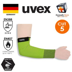 UVEX 60491 Helix C5 Sleeve with Velcro Fastening Lime 40cm, Size M-L @Pc