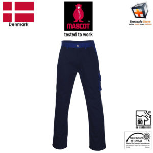 MASCOT® 00979-430-11 Torino Trousers, Navy/Royal, Size L (C52)