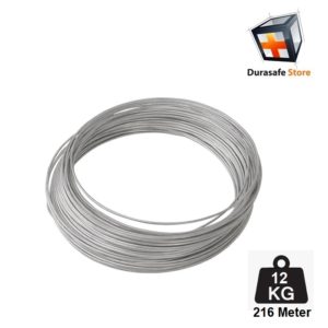 SS304 Stainless Steel Wire Rope 20 Meter/Roll, 8MM 7 X 19