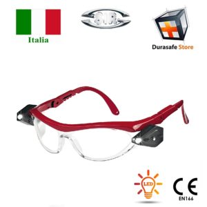 SIR 41326 Challenger 2 Safety Glasses with LED Clear Len