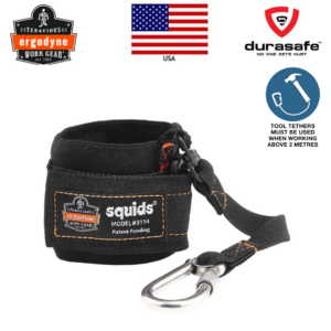 ERGODYNE Squids® 3114 Pull-On Wrist Lanyard with Carabiner