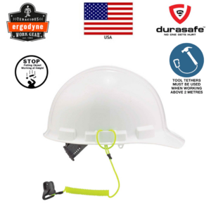 ERGODYNE Squids® 3158 Coil Tool Lanyard with Clamp