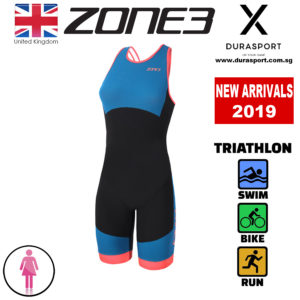 ZONE3 Women Aeroforce Swimback Style ITU Design Trisuit, Size XS-L