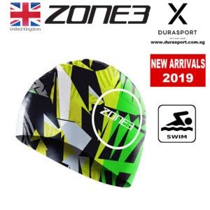 ZONE3 Silicone Swim Cap High Jazz
