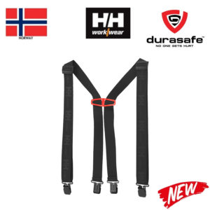 Helly Hansen 79523 Logo Suspenders, Black