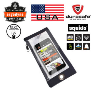 ERGODYNE 3760 Water Resistant Phone Pouch and trap
